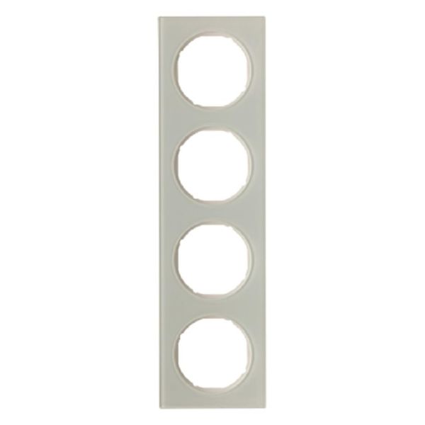 Hager 10142204 Peitekehys 4-paikkainen, R.3 Teräs/musta