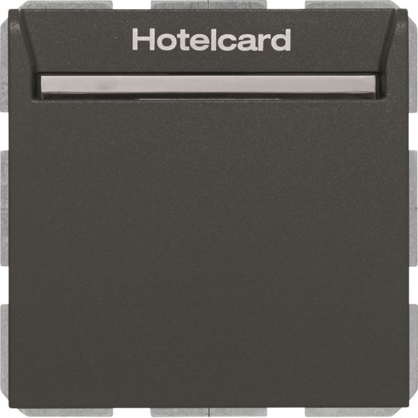 Hager 16406096 Hotellikorttikytkin Q.1 Antrasiitti