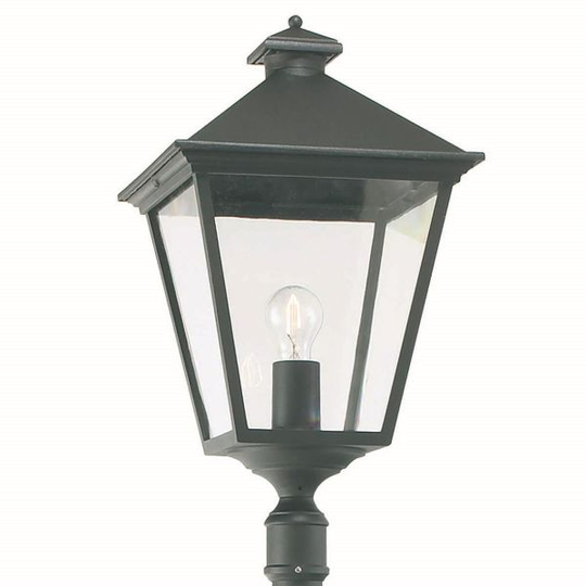 Norlys London 4012B Valaisinkotelo E27, IP54 Musta