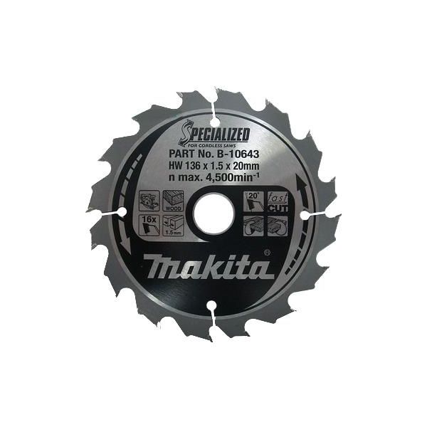Makita B-10643 Sahanterä 16T