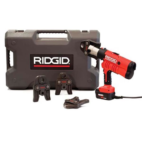 Ridgid RP 340-C Puristustyökalu verkkovirtasovitin, laukku + TH 16-20-26 mm