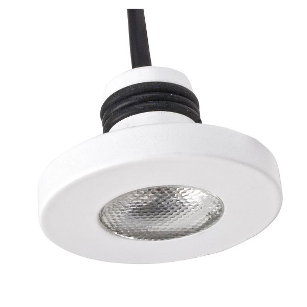 Designlight P-118SS Downlight-valaisin 3000 K, 1,2 W valkoinen