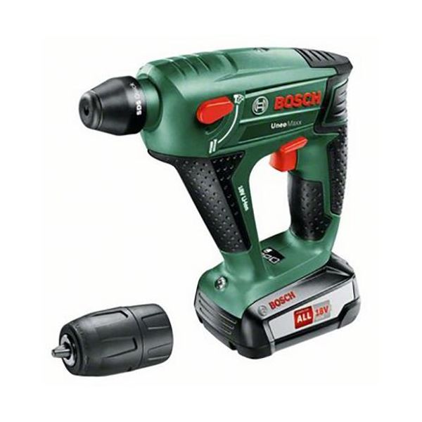 Bosch DIY Uneo Maxx Poravasara 2,5Ah akulla ja laturilla