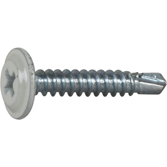 ESSVE 565625 Asennusruuvi 4,2 mm Ø, valkoinen, FZB, PH2, 250 kpl 25 mm