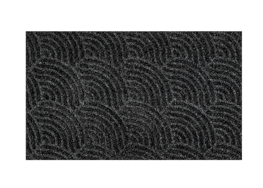 Ovimatto Dune Waves dark grey 45x75 cm