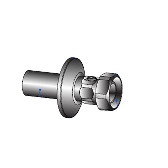 Georg Fischer 8253266 Sekoittimen liitin 15 mm, peitelevyllä ja sululla