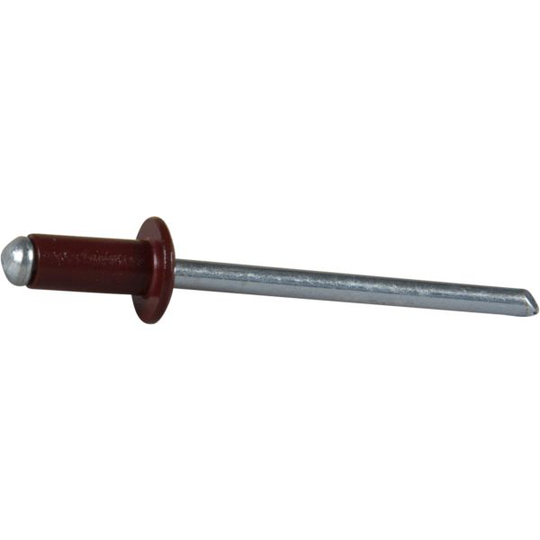 ESSVE 62737 Vetoniitit Ø4 x 8 mm, alumiini/teräs, avoin Punainen, 650 kpl:n pakkaus