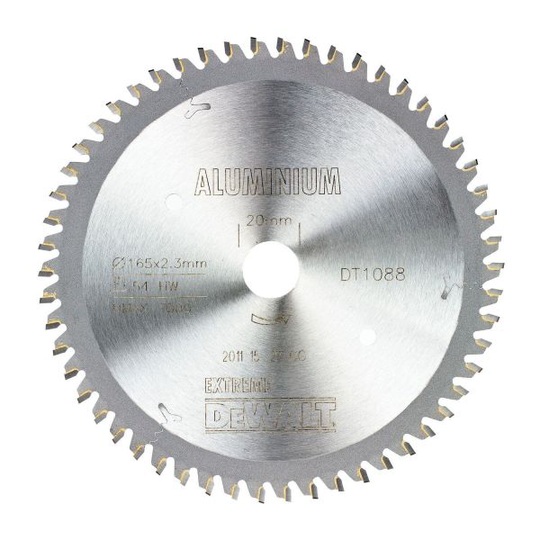 Dewalt DT1088-QZ Sahanterä 165 mm, 54T