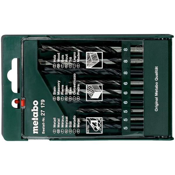 Metabo 627179000 Poranteräsarja 9-osainen