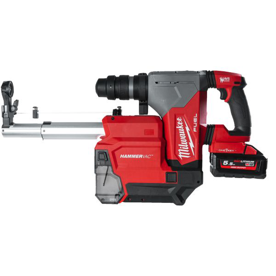 Milwaukee M18 ONEFHX DEL-552C Poravasara sisältää akun ja laturin