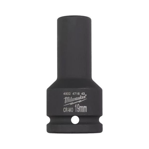 Milwaukee 4932471643 SHOCKWAVE Voimahylsy 3/4", pitkä 19 mm