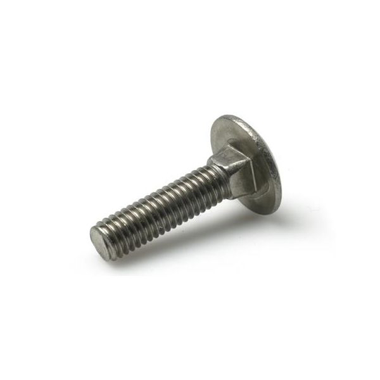 Schäfer & Peters 060325 12 Vaunun pultti M5, ruostumaton A2, MVBF, DIN 603, 200 kpl/pakkaus M5 x 12 mm