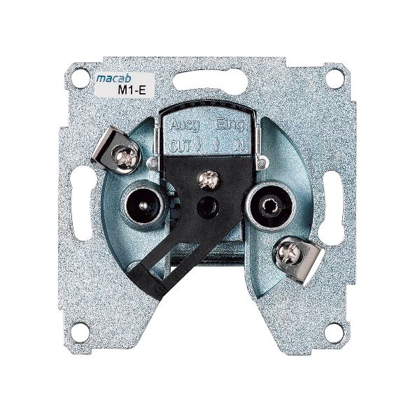 Schneider Electric 606041544 Jakopistorasia c/c 60 mm:n kytkentärasialle R/TV S8