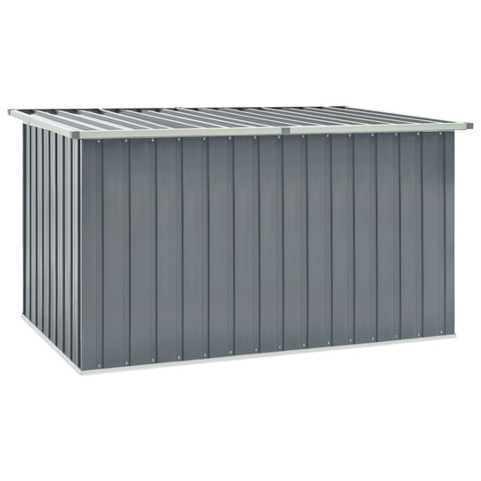 vidaXL Puutarhan varastoarkku harmaa 171x99x93 cm