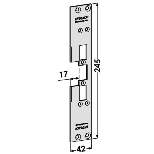 STEP ST6558 Tolppa malliin STEP 60 Silent 17 mm
