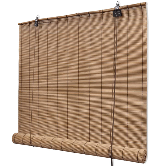vidaXL Ruskea Bambu Rullakaihdin 120 x 160 cm