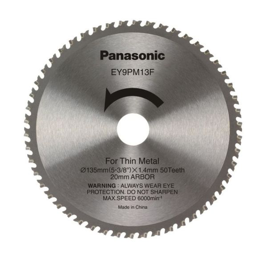 Panasonic EY9PM13F Pyörösahanterä Terän halkaisija 135 mm