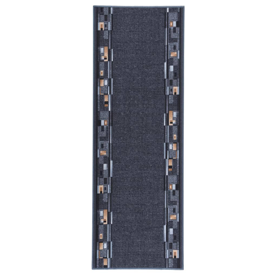 vidaXL Käytävämatto antrasiitti 67x200 cm liukumaton