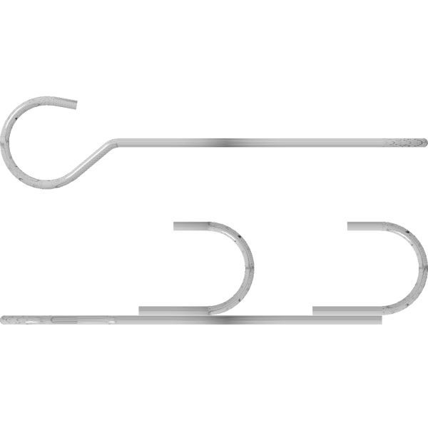 Joma 8180123 Kaapelikoukku rauta Ø8 x 330 mm