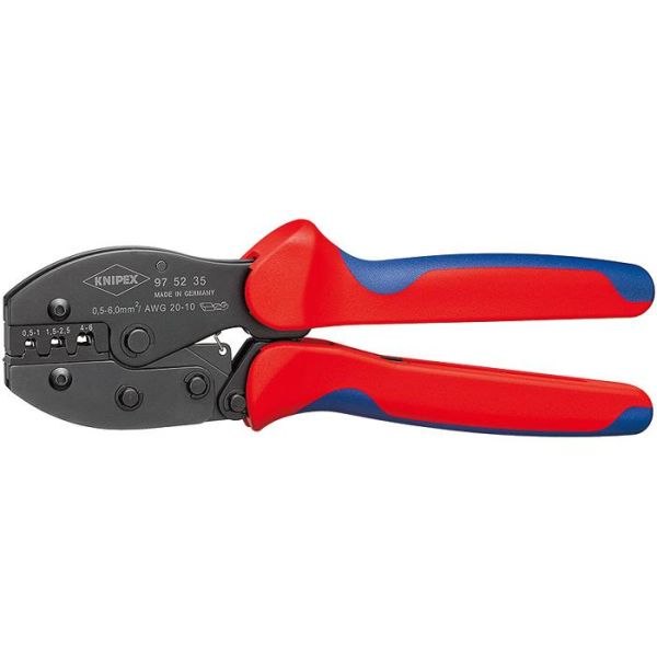 Knipex 9752-series PreciForce Kutistuspihdit 975235 – eristämättömät pistoliittimet
