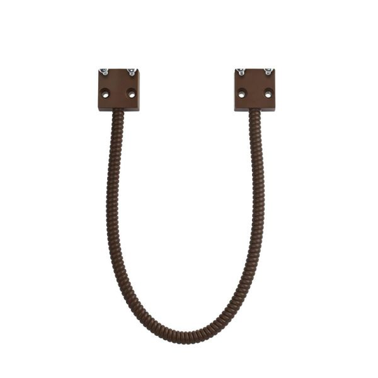 Alarmtech DL 8-60 B Ylivientisuoja 600 x 8 mm, mukana 4 ruuvia Ruskea