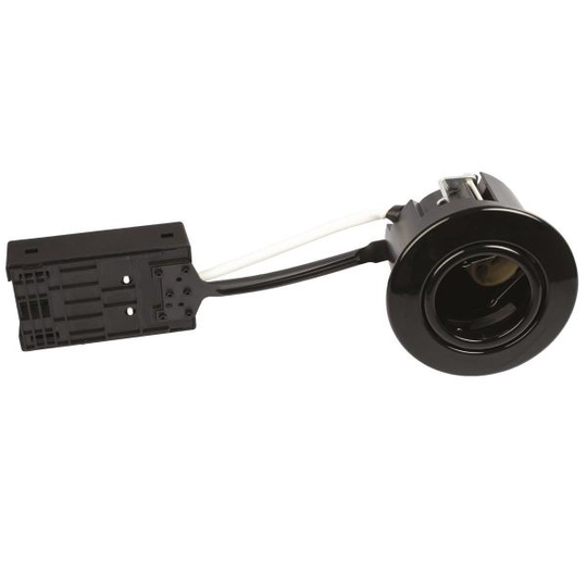 Scan Products Luna QI Downlight-valaisin ilman valonlähdettä, maks. 6 W LED, ulkotilat Musta