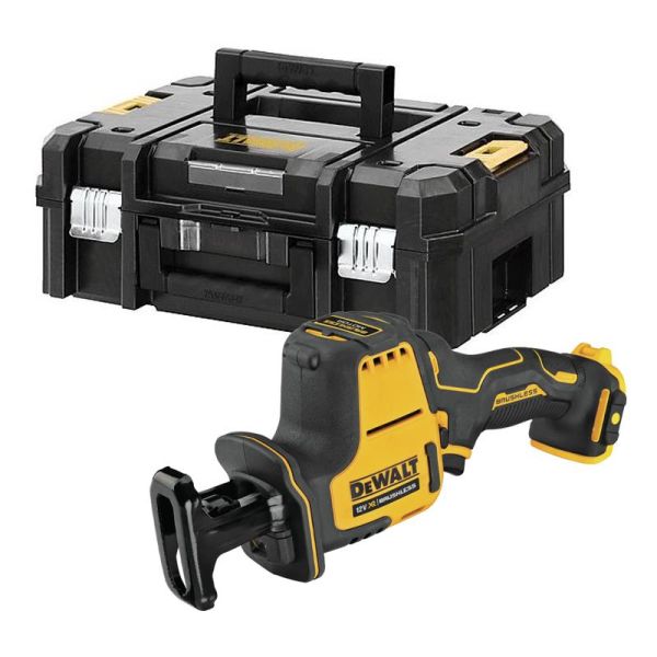 Dewalt DCS312NT Puukkosaha laukulla, ilman akkuja ja laturia