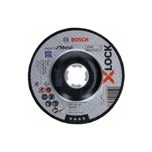 Bosch Expert for Metal Katkaisulaikka X-LOCK, syvennetty leikkaus 125 × 2,5 × 22,23 mm