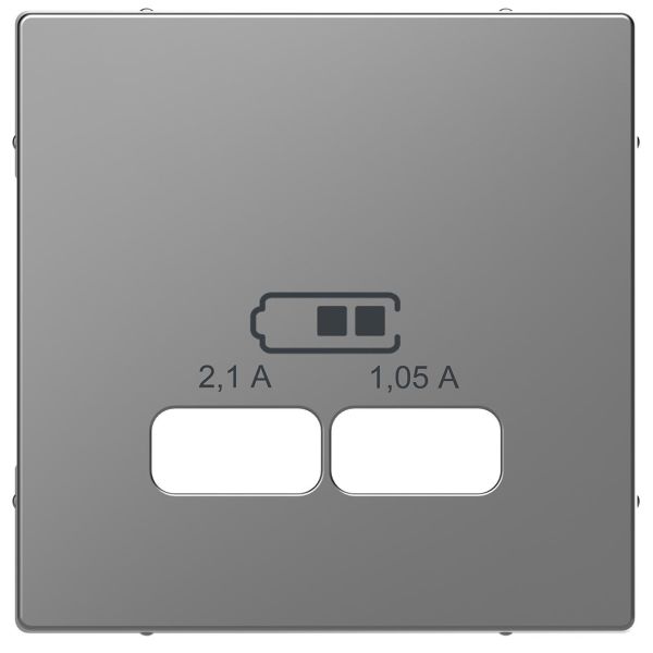Schneider Electric MTN4367-6036 Keskiölevy 2xUSB Hopea