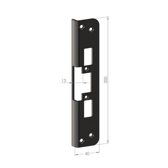 SAFETRON SA87B-13 Asennustolppa kulmamalli