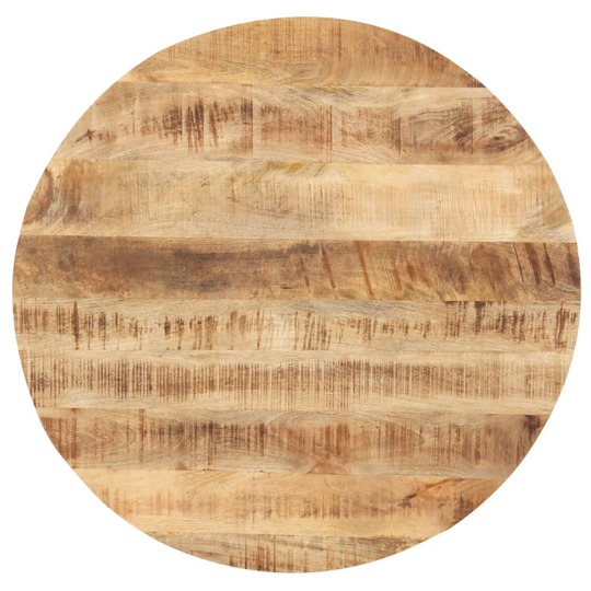 vidaXL Pöytälevy täysi mangopuu pyöreä 25-27 mm 70 cm