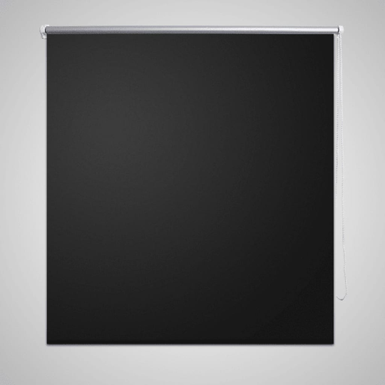 vidaXL Pimentävä rullaverho 80 x 230 cm Musta