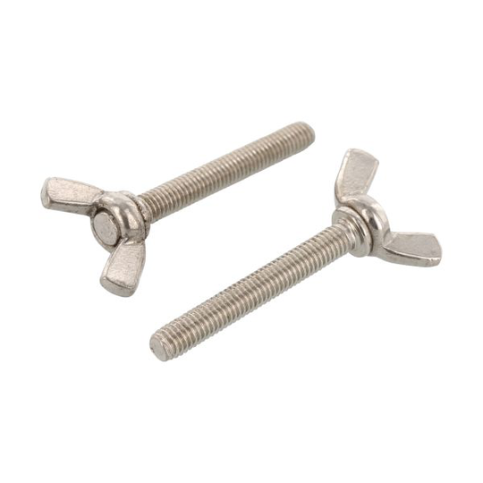 Schäfer & Peters 031644 10 Siipiruuvi Ø4 mm, A4 haponkestävä, 100 kpl/pakkaus Ø4 x 10 mm