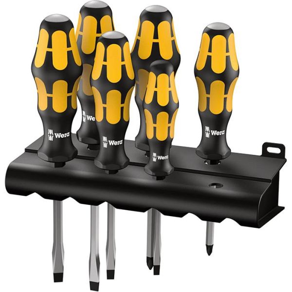 Wera Kraftform 018287 Ruuvitalttasarja 6 osaa + teline