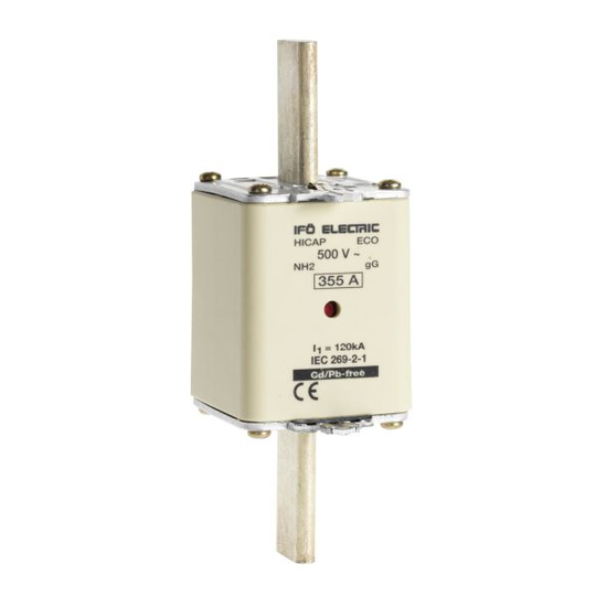 Ifö Electric Eco gG Kahvasulake 500 V, koko 2 35A, 1 kpl/pakkaus