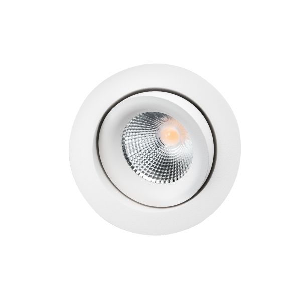 SG Armaturen Junistar Lux Isosafe Downlight-valaisin 7 W, valkoinen 540 lm