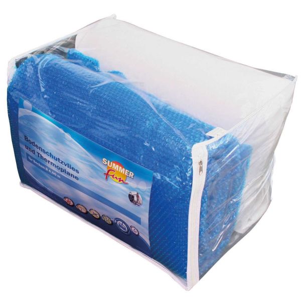 Planet Pool 2500681 Pohjasuojamatto lämpöpeitteellä, Ø 244 cm