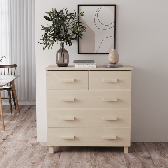 vidaXL Senkki hunajanruskea 79x40x80 cm täysi mänty