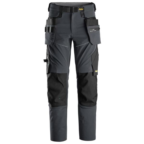 Snickers 6944 Flexiwork Työhousut harmaa/musta C44