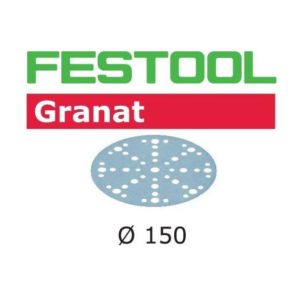 Festool STF D150 GR Hiomapaperi 150mm, 48-reikäinen, 10 kpl P320