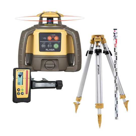 Topcon RL-H5A Pyörivä laser, paketti