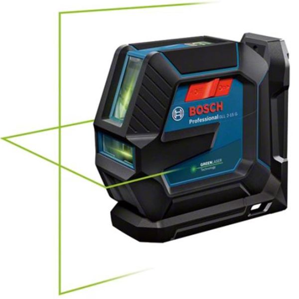 Bosch GLL 2-15/LB10 Linjalaser vihreä, paristoilla