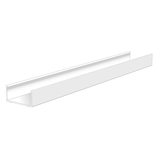 Norwesco 865005 Syöttökanava alumiini 40 x 20 x 2500 mm