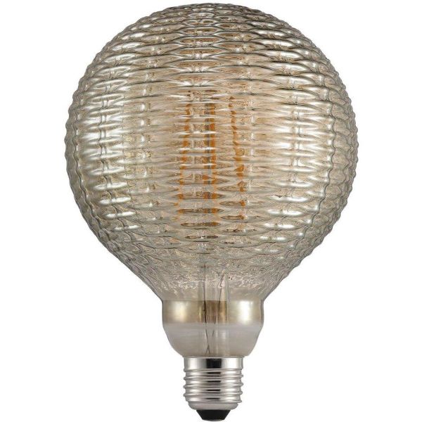 Nordlux AVRA Bamboo Smoke LED-filamenttilamppu E27
