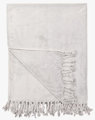 Jules fleecehuopa vaaleanharmaa