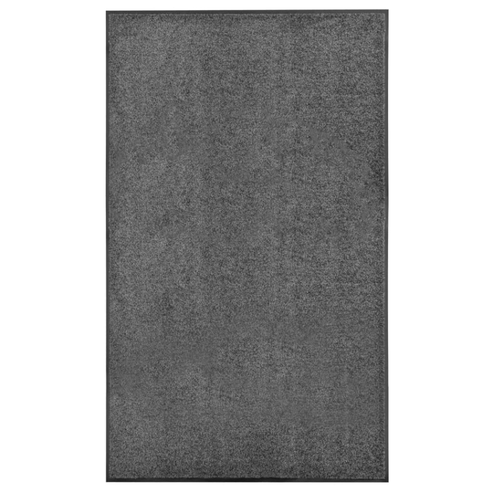 vidaXL Ovimatto pestävä antrasiitti 90x150 cm