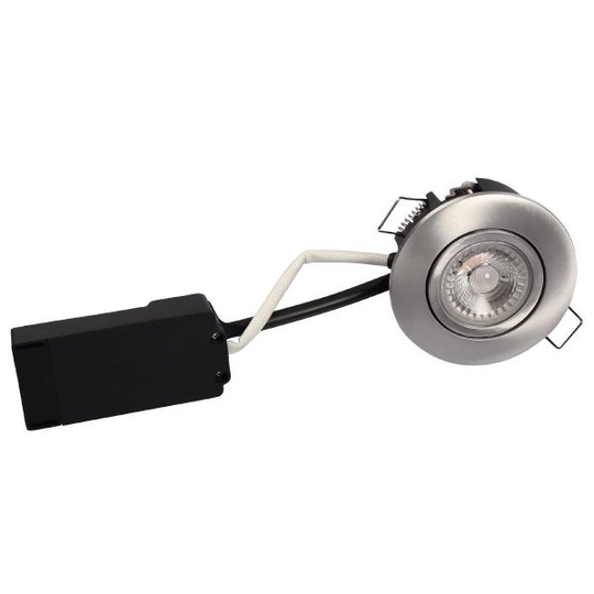 Scan Products Luna LP Downlight-valaisin 3000 K, 6,2 W Harjattu alumiini