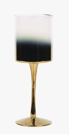 Elegante kynttilälyhty kulta