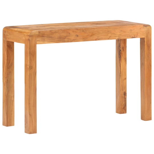 vidaXL Konsolipöytä 110x40x76 cm seesamviimeistelty täysi akaasiapuu