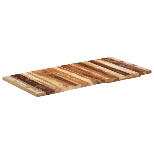 vidaXL Suorakulmainen pöytälevy 60x120 cm 25-27 mm täysi kierrätyspuu